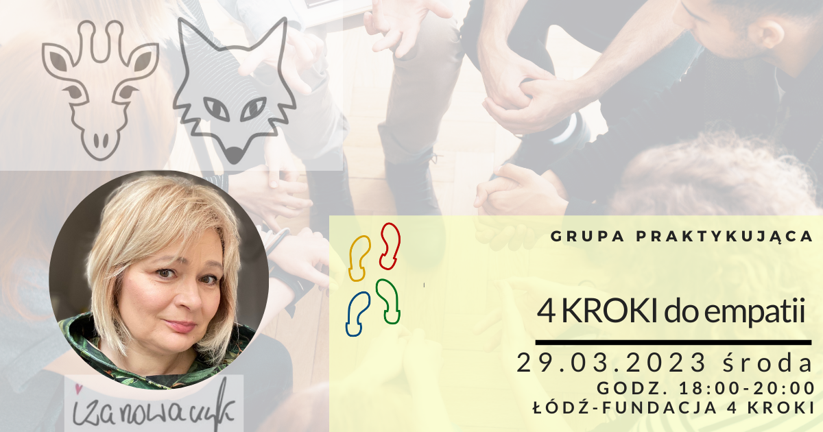 Grupa praktykująca – 4. kroki do empatii 29.03.2023
