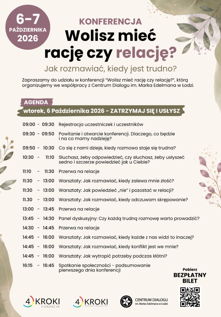 Conference "Would You Rather Be Right or Have a Relationship?" 06–07.10.2026